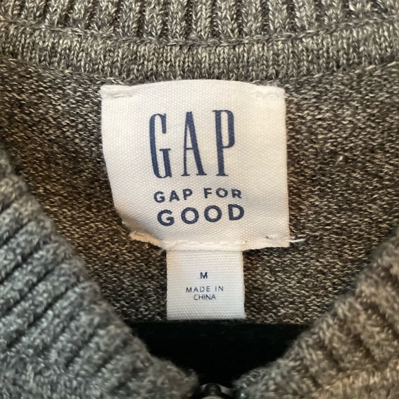 Gap Men’s Zipper Cardigan - Picture 4 of 5